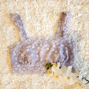 Colsie Pastel Lilac Lace Bralette